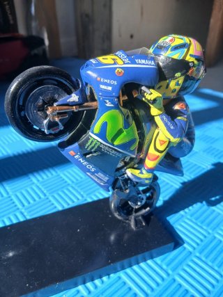 Modello Moto Yamaha Valentino Rossi Artigianale