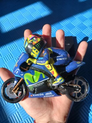 Modello Moto Yamaha Valentino Rossi Artigianale