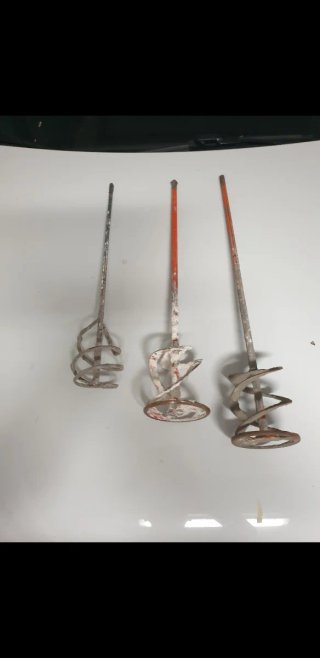 Varillas para batir cemento (3 unidades)