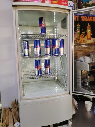 Nevera expositora refrigerada