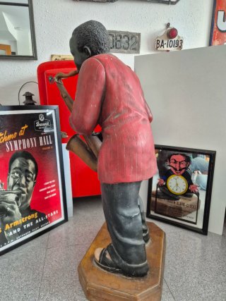 Figura saxofonista original bar años 80 jazz