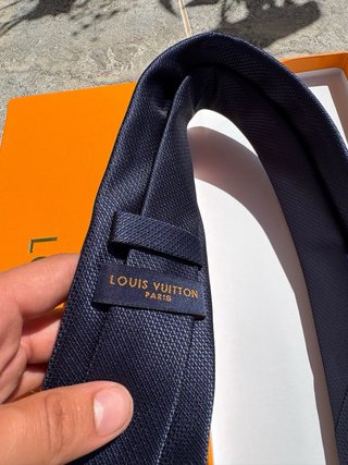 Corbata Louis Vuitton Azul