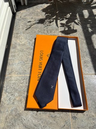 Corbata Louis Vuitton Azul