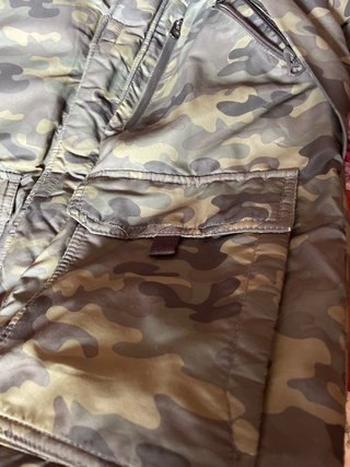 Parka Camuflaje Verde Militar