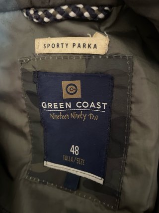 Parka Camuflaje Verde Militar