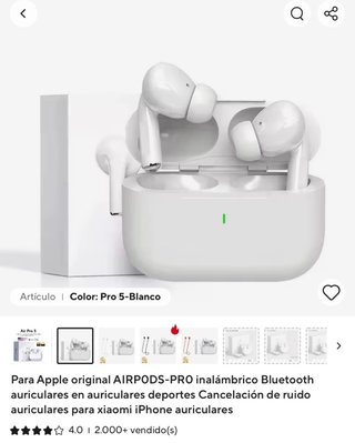 AirPods Pro Apple Blancos