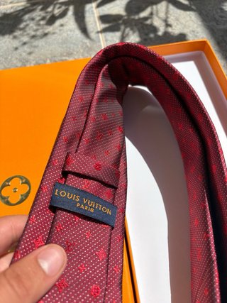 Corbata Louis Vuitton Roja