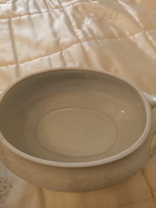 Complemento vajilla porcelana oro blanco