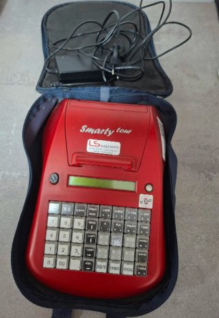 Registratore di Cassa Rosso Smarty Tour + Borsa
