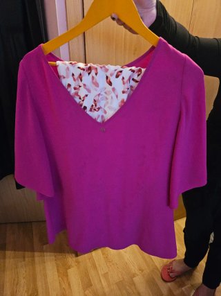 Blusa fucsia Pedro del Hierro