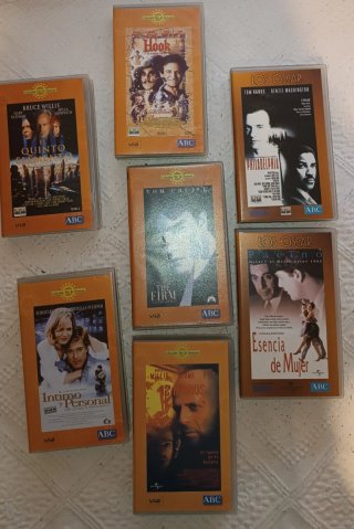 Lote 7 Películas VHS