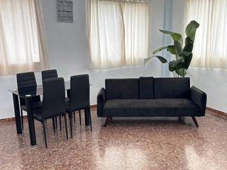 Mesa + sofá cama económico ya