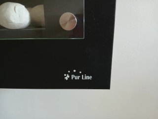 Biochimenea de pared Purline Negra