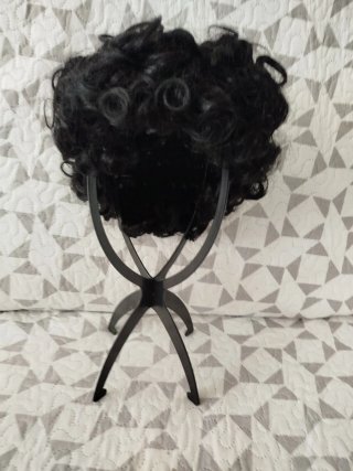 Peluca pelo natural negro