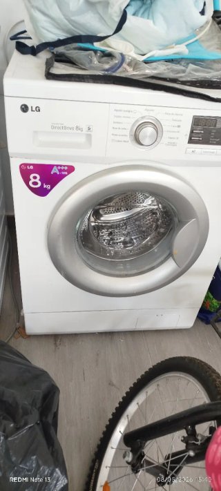 Lavadora LG Direct Drive 8kg