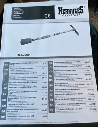 Martillo neumático Herkules DLS 2000