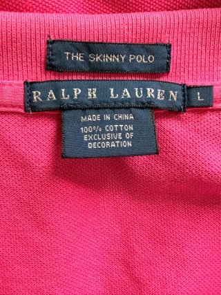 Polo Ralph Lauren Donna Taglia L Cotone Big Pony