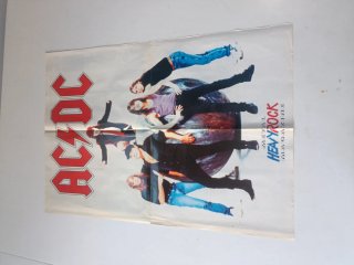 PÓSTERS METALLICA ACDC MANOWAR LEER ANUNCIO
