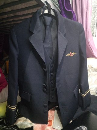 Traje de comunión aviador niño