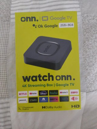 onn. Google TV 4K Streaming Box 2GB+8GB