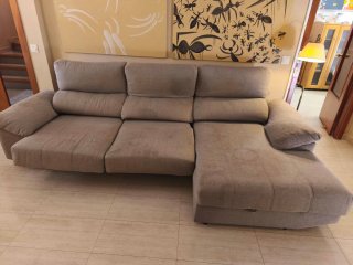 Sofá convertible en cama con Chaise Longue