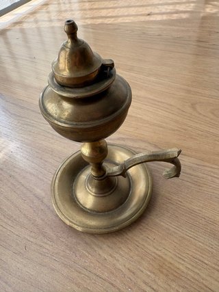 Candil de bronce antiguo