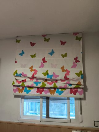 Estore infantil mariposas
