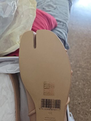 Maison Margiela Tabi Zapatos Ballet Beige 40