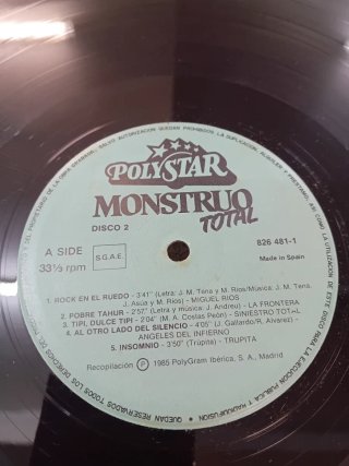 Monstruo Total Vinilo 2 LPS