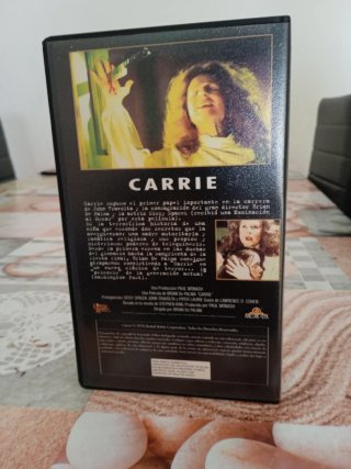 Película VHS Carrie Stephen King Terror Español