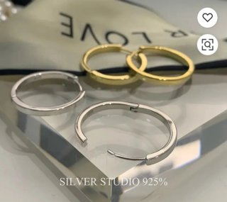 Pendientes Aro Plata 925