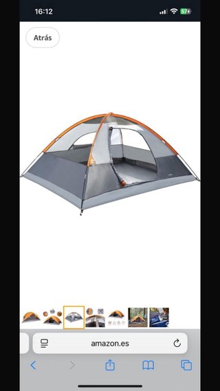 Tienda 4 personas(precio no negociable)