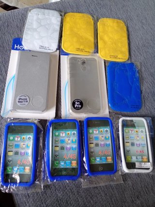 Confezione di custodie per cellulari Honor e iPhone