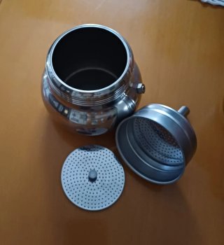 Caffettiera Moka G.A.T. Glasnost Vintage anni 80