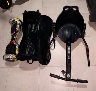 Hoverboard con sillín y bolsa