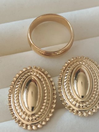 Lote Joyería Chapada Oro 18k