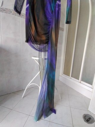 Vestito Made in Italy con coda  Veste taglia S/M