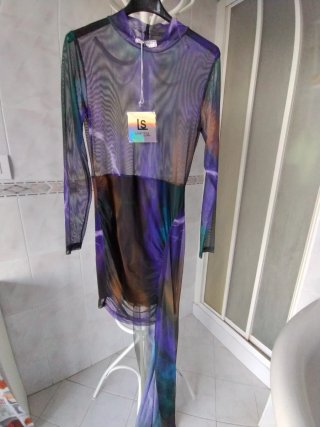 Vestito Made in Italy con coda  Veste taglia S/M