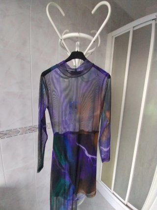 Vestito Made in Italy con coda  Veste taglia S/M