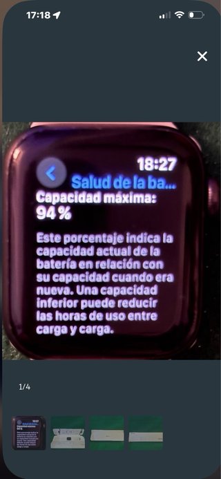 Apple Watch con correa blanca