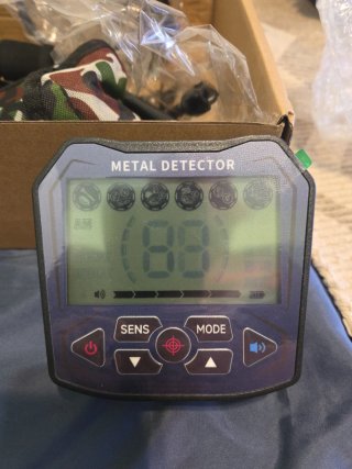 Detector de metales con accesorios