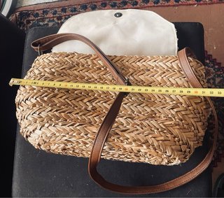 Borsa paglia estiva con paillettes