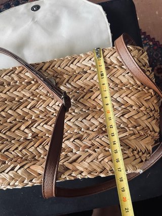 Borsa paglia estiva con paillettes