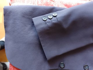 Chaqueta americana azul marino hombre