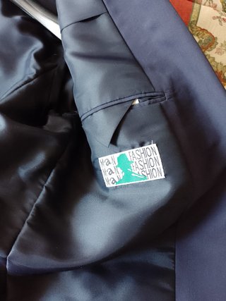 Chaqueta americana azul marino hombre