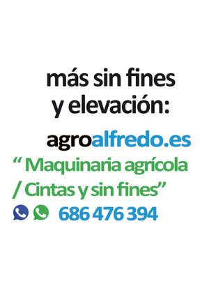 Sinfín acero inox 14,50 metros x 27 cms diámetro.