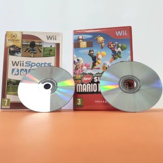 WII 25TH MARIO ANNIVERSARY NINTENDO + MARIO BROS
