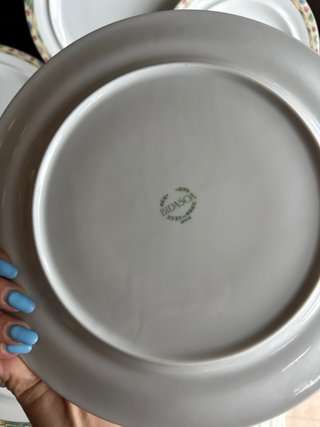 Juego 6 Platos Llanos Bidasoa Porcelana
