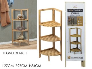 Scaffale ad angolo Woodhandy Legno di Abete