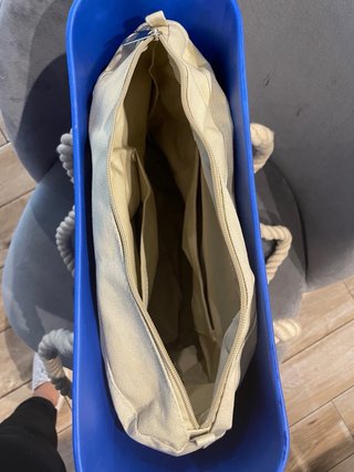 Bolso de goma mediano azul